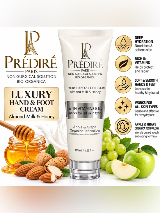 Predire Other - Predire Paris Intensive Foot & Hand Cream for Dry Skin & Rough Skin NWT